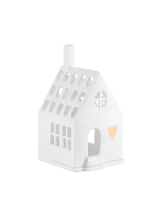 RAEDER | Lichthaus HOME IS 8x7,2x13cm Weiss | 